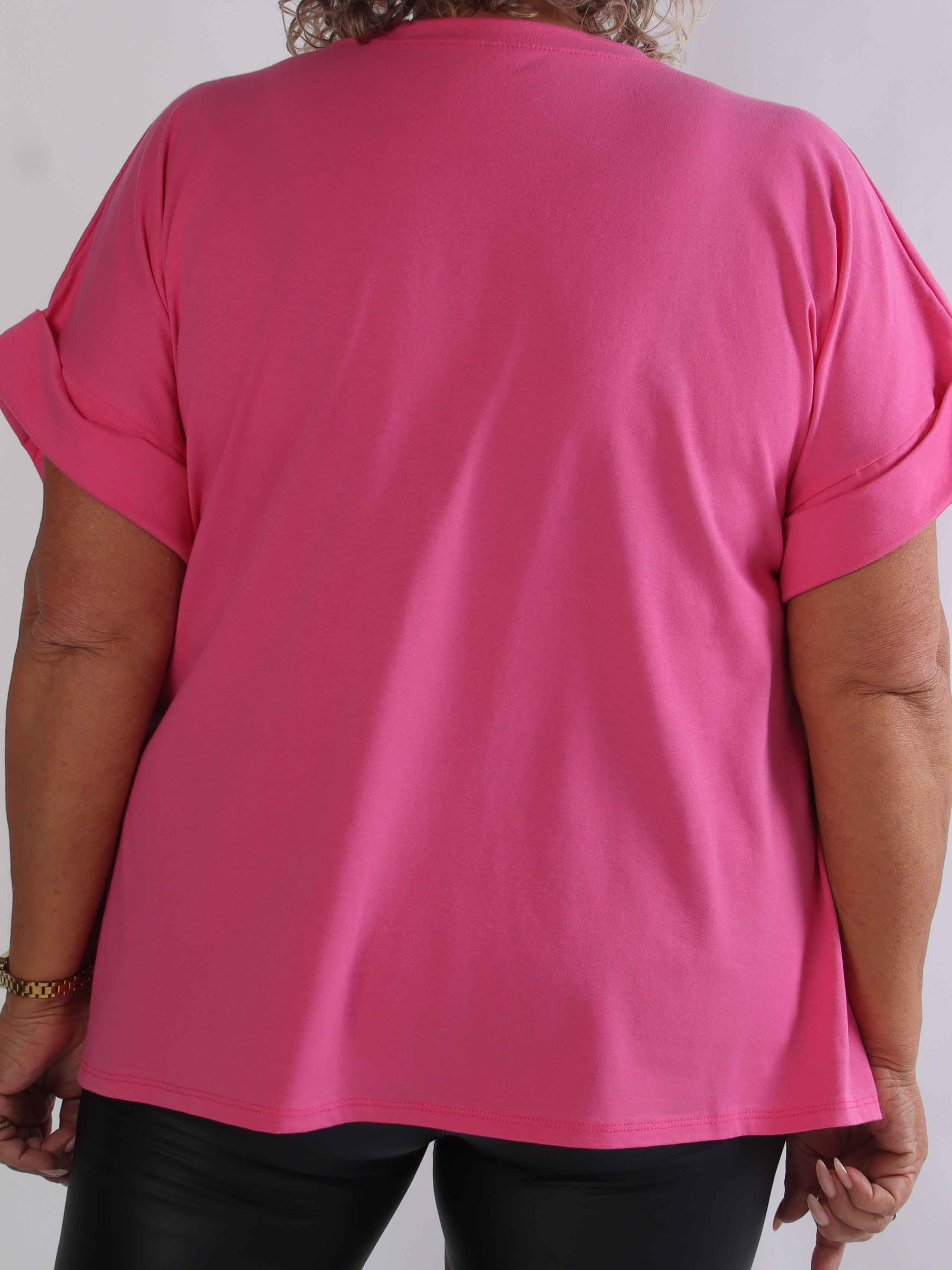 Leni - Plus size t-shirt med SOHO New York stående på brystet